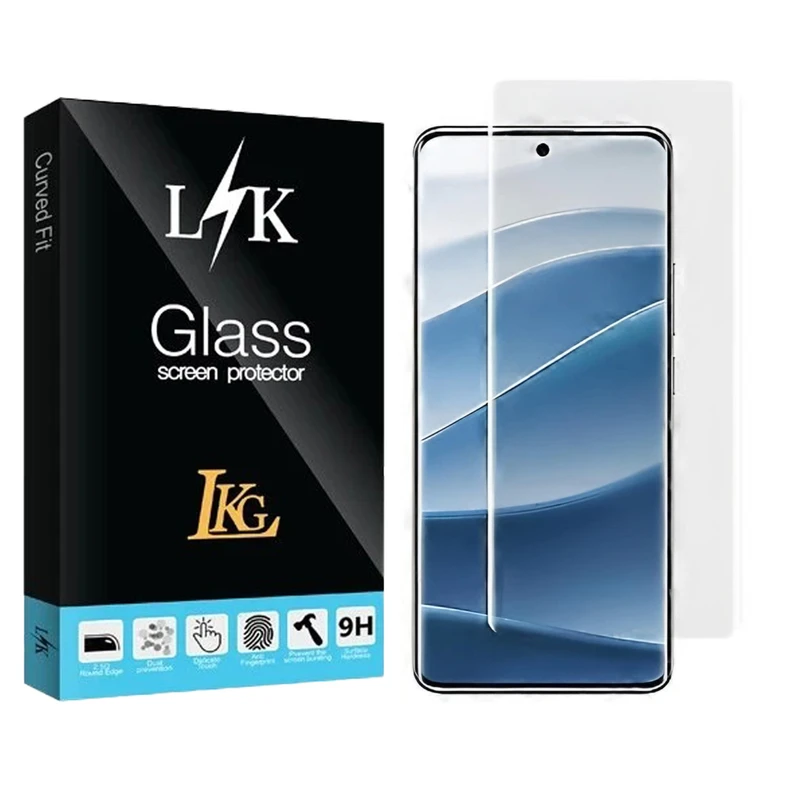 محافظ صفحه نمایش ال کا جی کد یووی مناسب برای گوشی موبایل شیائومی Note 14 Pro 5G