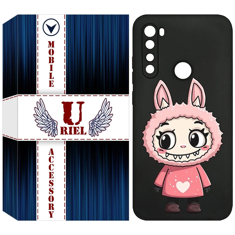 کاور یوریل قاب مدل KSH کد 139 طرح عروسک لبوبو مناسب برای گوشی موبایل شیائومی Redmi Note 8