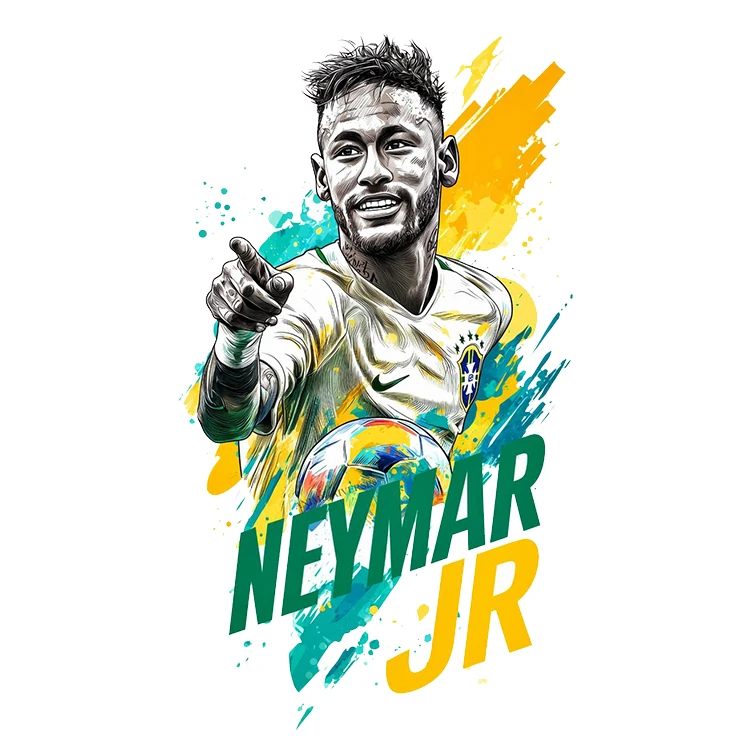 استیکر پارچه و لباس پاد آفرین مدل نیمار 3941