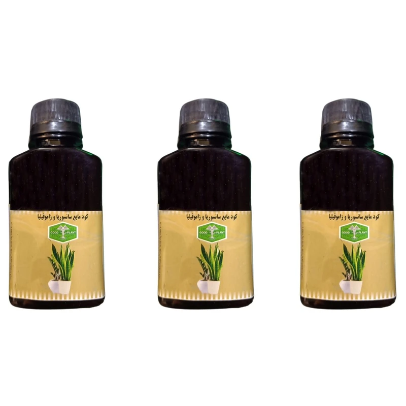 کود مایع سانسوریا و زاموفیلیا گود پلنت مدل z&sM حجم 80 میلی لیتر بسته 3 عددی 