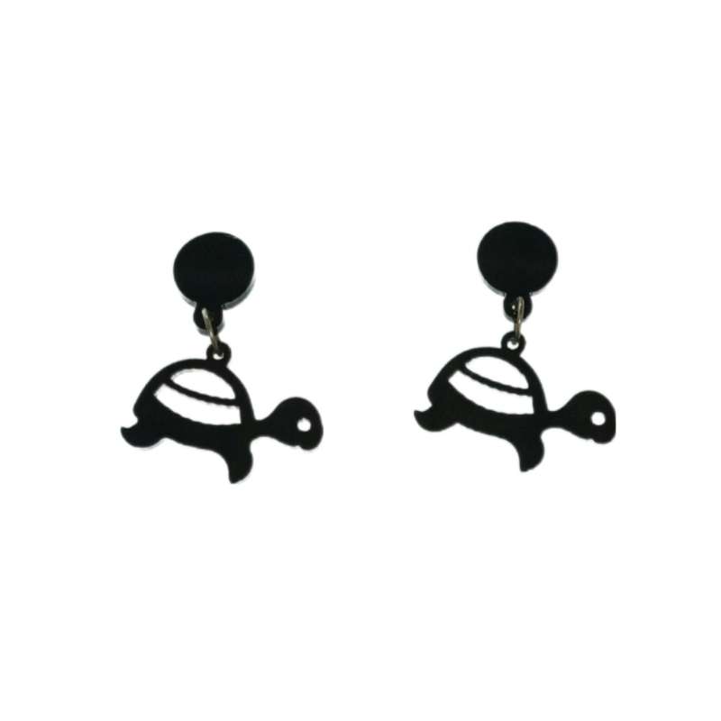 گوشواره دخترانه مدل لاک پشت