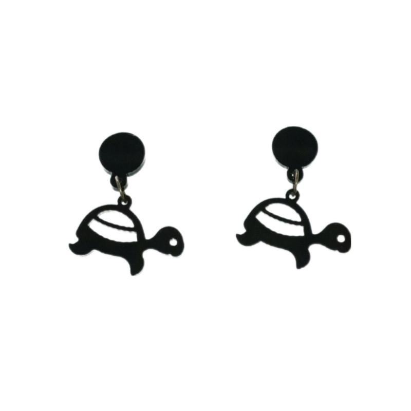 گوشواره دخترانه مدل لاک پشت