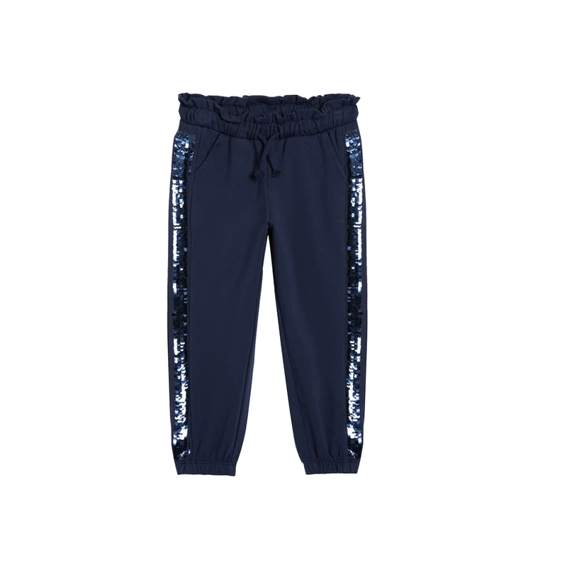 شلوار راحتی دخترانه سی اند ای مدل بغل پولک دار