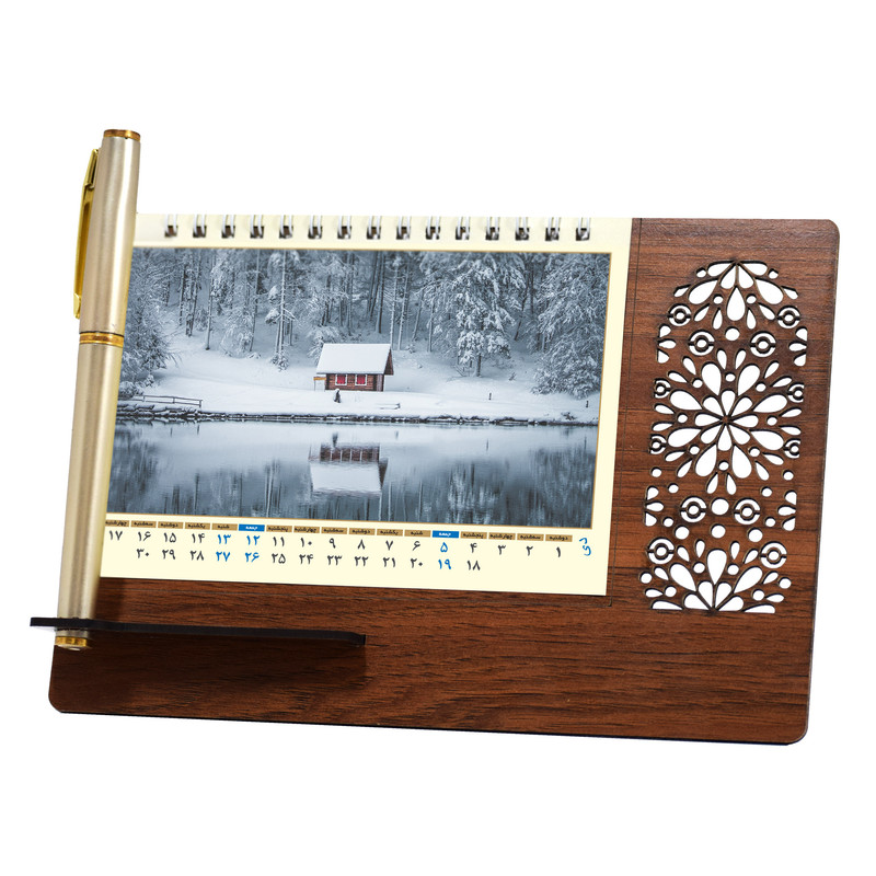 تقویم رومیزی سال 1404 مدل گلبرگ