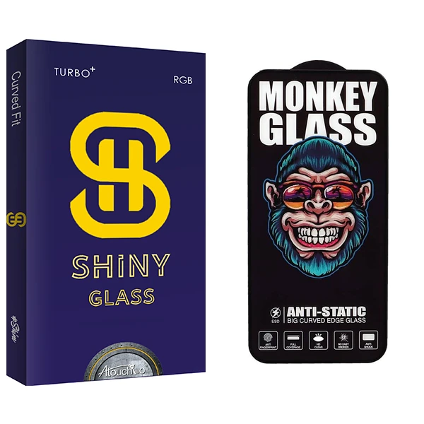 محافظ صفحه نمایش آتوچبو مدل MonkeyG Shiny مناسب برای گوشی موبایل اپل iPhone 15 Pro Max