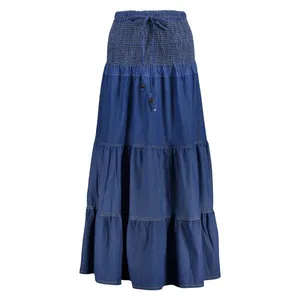 دامن زنانه مدل کلوش 105 رنگ آبی