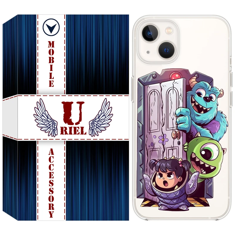 کاور یوریل قاب مدل Clear کد 67 طرح سالیوان مناسب برای گوشی موبایل اپل iPhone 13 mini