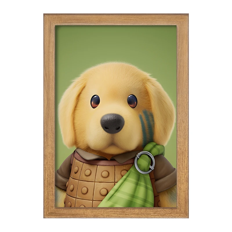 تابلو خندالو مدل سگ کد F10053