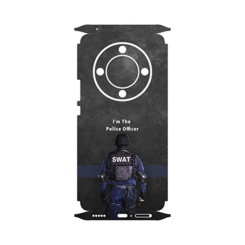 برچسب پوششی ماهوت مدل Police Officer-FullSkin مناسب برای گوشی موبایل آنر X9b