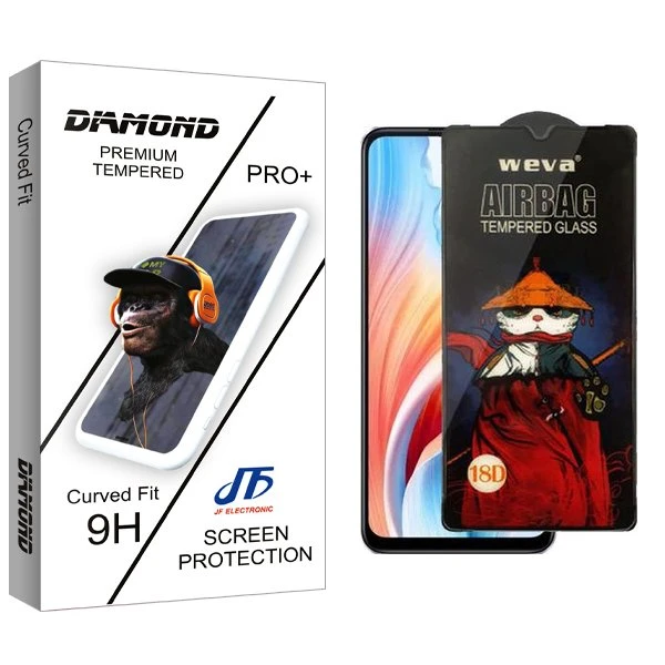 محافظ صفحه نمایش جی اف مدل Diamond Airbag مناسب برای گوشی موبایل اوپو A2x