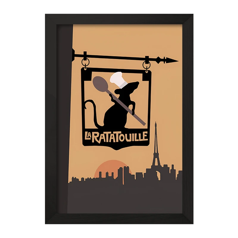 تابلو خندالو مدل راتاتویی (Ratatouille) کد F10287