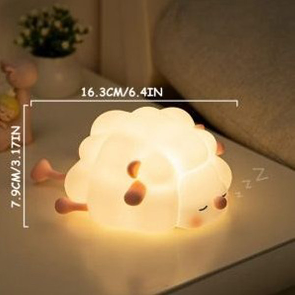 چراغ خواب اتاق کودک مدل گوسفند تنبل