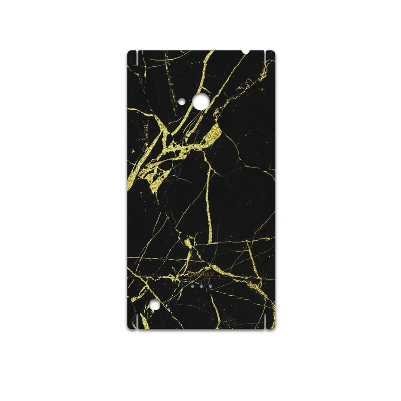 برچسب پوششی ماهوت مدل Graphite-Gold-Marble مناسب برای گوشی موبایل نوکیا Lumia 720