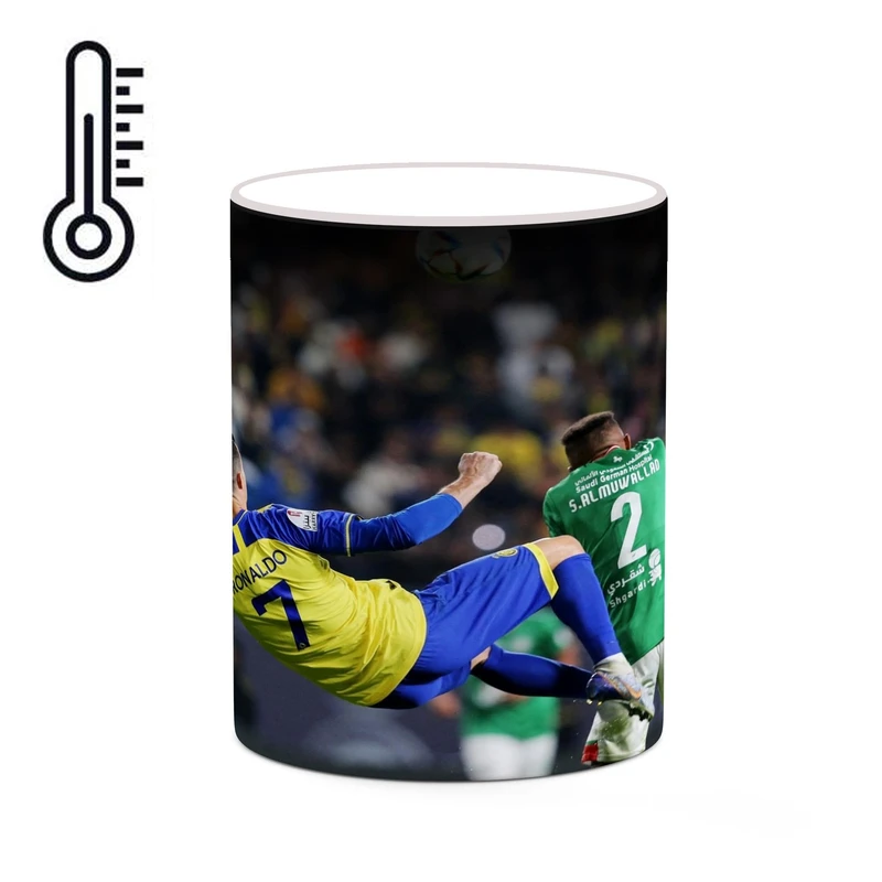 ماگ حرارتی کاکتی طرح Ronaldo رونالدو مدل mgh43073