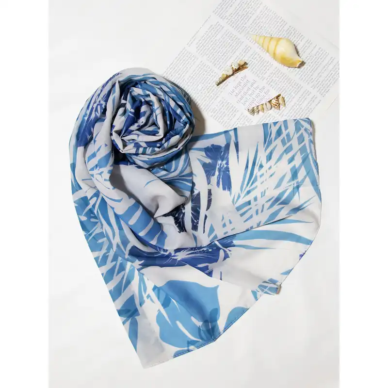 شال زنانه مدل نخی مزونی هاوایی کد a-1449