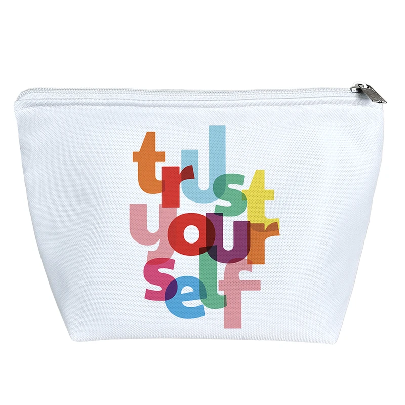 کیف لوازم آرایش دخترانه خندالو مدل به خودت اعتماد کن کد 9484