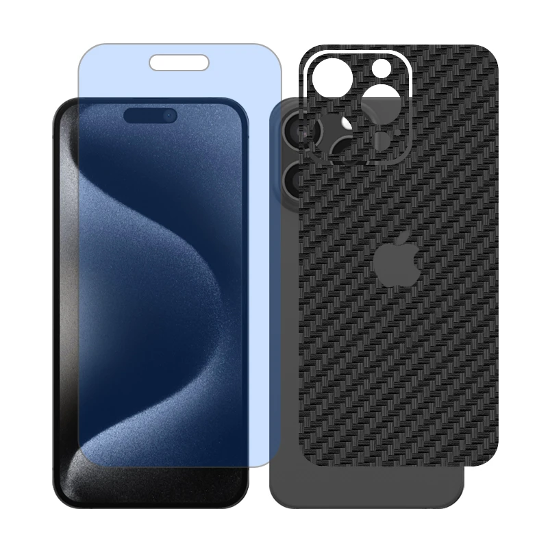 محافظ صفحه نمایش مات آنتی بلو گلس مدل Together مناسب برای گوشی موبایل اپل iPhone 16 Pro Max به همراه برچسب پوششی