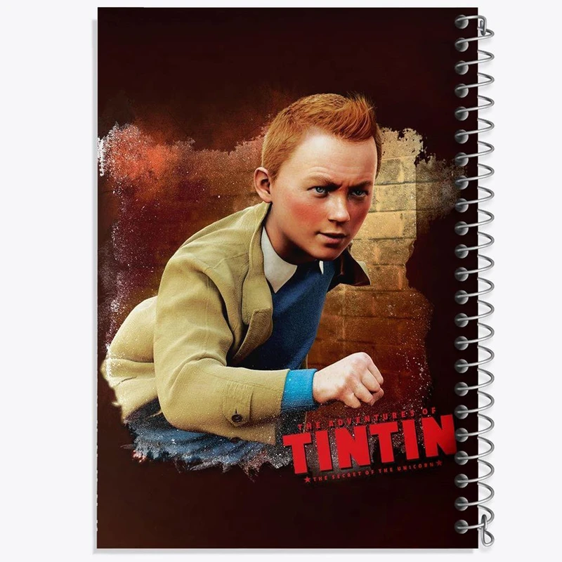 دفتر شطرنجی 50 برگ خندالو طرح ماجراهای تن تن کد 27980