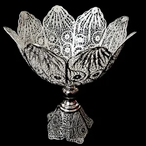 آجیل خوری ملیله کاری مدل گیلاسی کد 2227