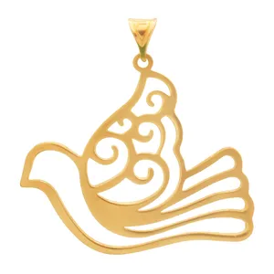 آویز گردنبند طلا 18 عیار زنانه سهی مدل کبوتر کد SP20