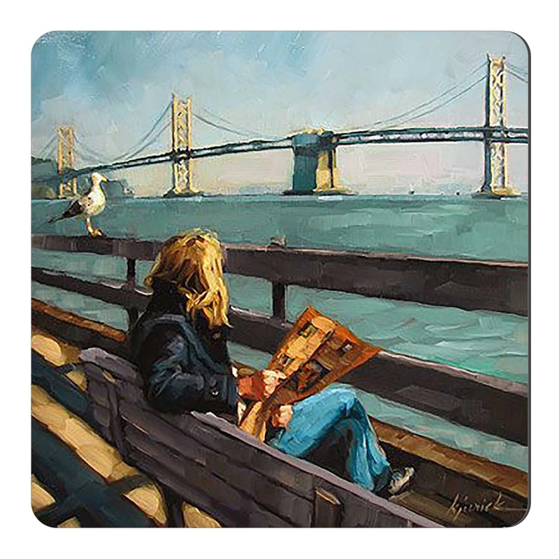  مگنت طرح دختر و پل سانفرانسیسکو کد wmg1836