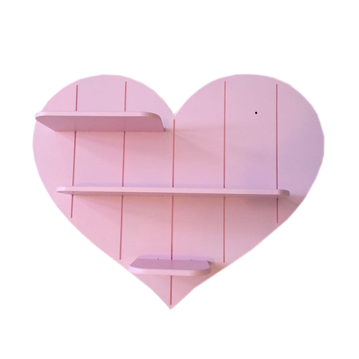 شلف دیواری اتاق کودک مدل قلب