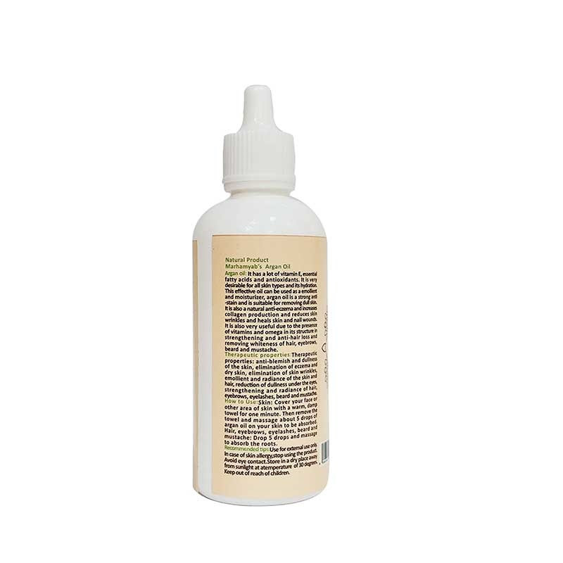 روغن تقویت کننده مو ریش و سبیل مرهم یاب مدل Argan حجم 80 میلی لیتر