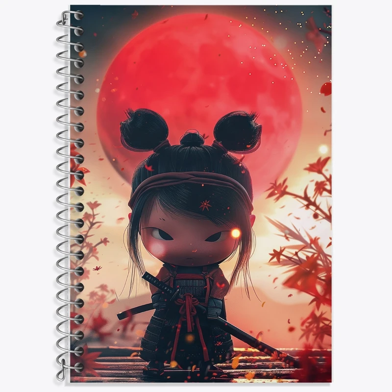 دفتر زبان 50 برگ خندالو مدل دو خط طرح دخترانه کد F2726