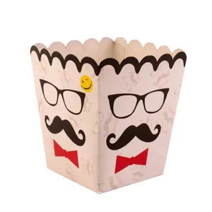 ظرف پاپ کورن مدل عینک و پاپییون کد 2 بسته 10 عددی