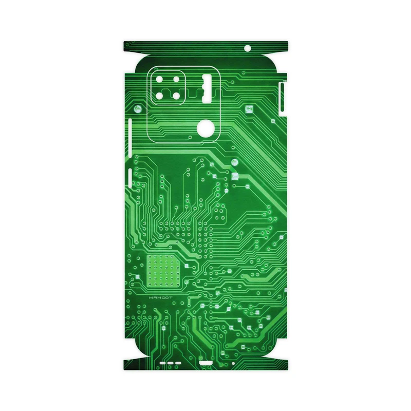 برچسب پوششی ماهوت مدل Green-Printed-Circuit-Board-FullSkin مناسب برای گوشی موبایل شیائومی Redmi 10A