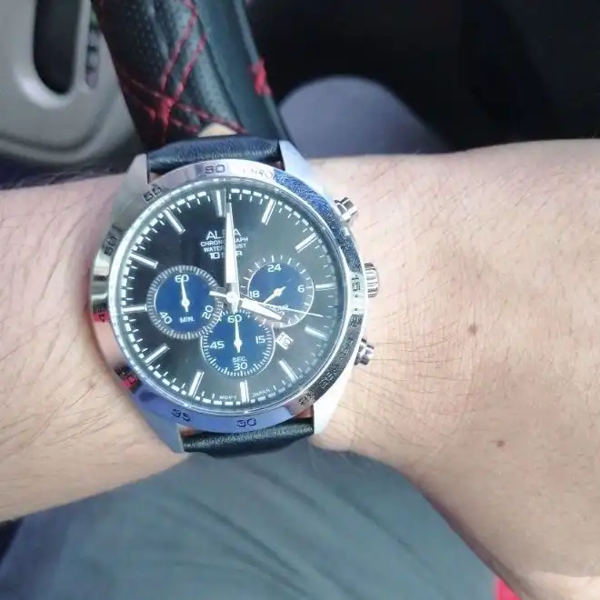 ساعت مچی عقربه‌ای مردانه کوارتز آلبا مدل AT3B33X1