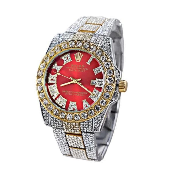 ساعت مچی عقربه‌ای مردانه  مدل دیت جاست نگینی کد 02