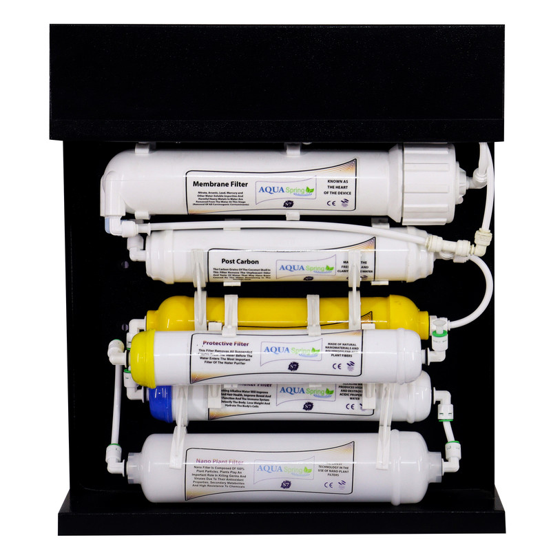 دستگاه تصفیه کننده آب آکوآ اسپرینگ مدل RO-S7-BZ 7107 به همراه رسوبگیر