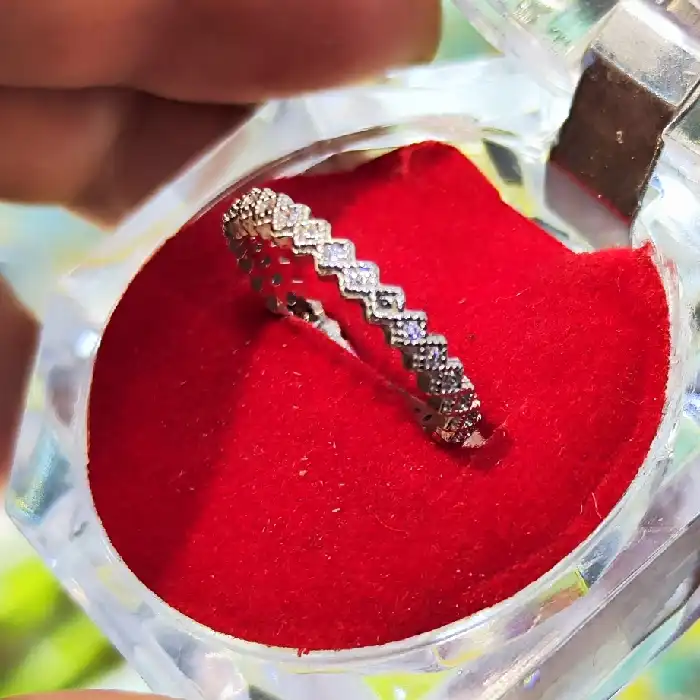 انگشتر نقره زنانه مدل پرنس کد 3240