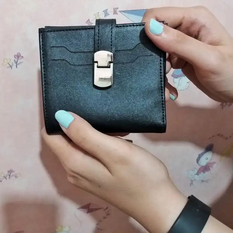 کیف پول مدل فانتزی زنانه چرم طبیعی