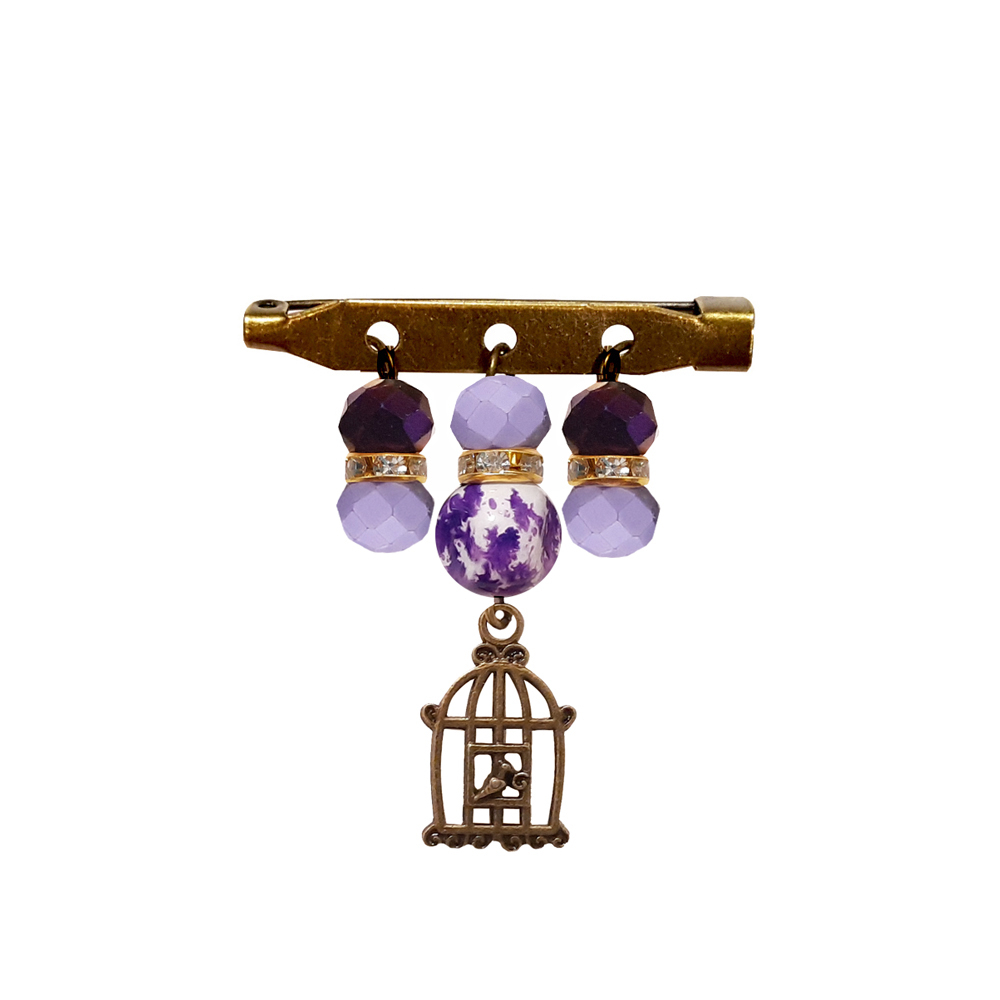 سنجاق سینه زنانه طرح مرغ آمین کد PM 323