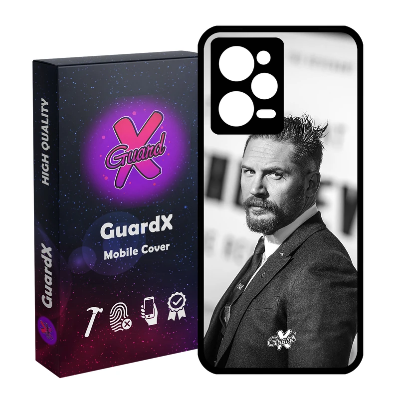 کاور گارد ایکس طرح تام هاردی مدل Glass10140 مناسب برای گوشی موبایل شیائومی Redmi Note 12 Pro 5G/Poco X5 Pro 5G/Note 12 Pro Pro speed