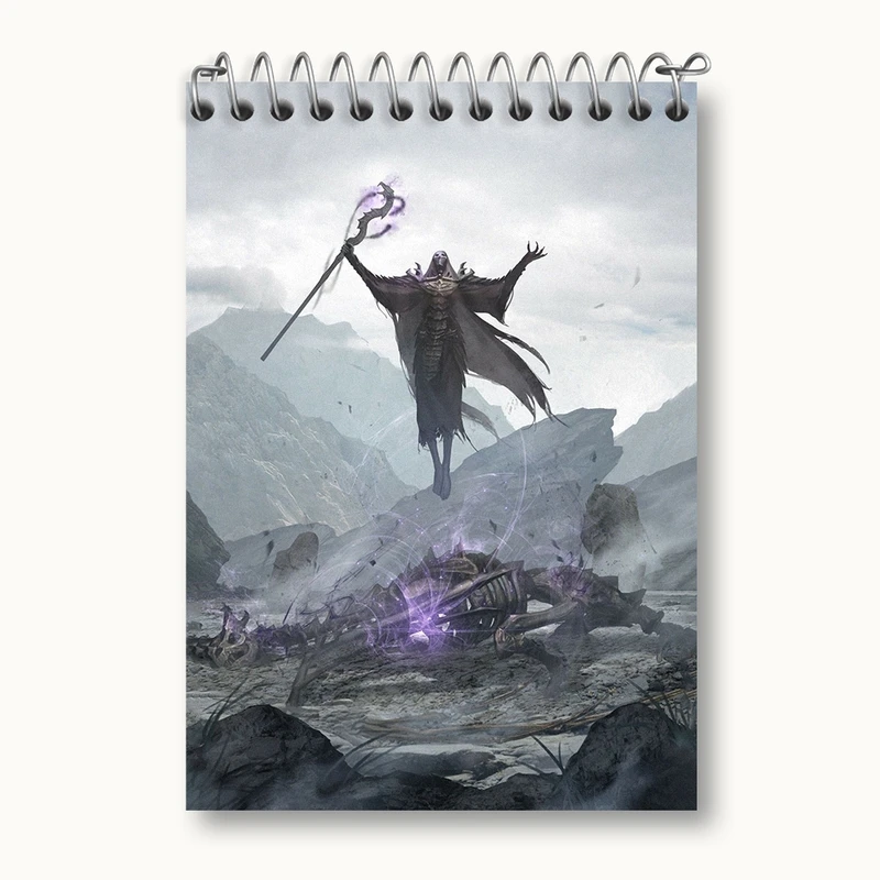 دفتر یادداشت 50 برگ خندالو مدل بازی اسکایریم (Skyrim) کد 32774