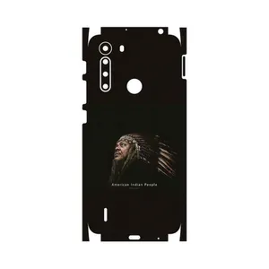 MAHOOT Portrait of an Indian Man-FullSkin Cover Sticker for Motorola One Fusion
