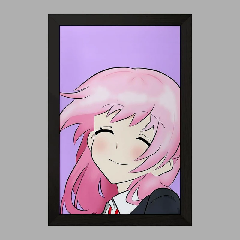 تابلو خندالو مدل شیکیموری سان انیمه شیکیموری  کد 15914