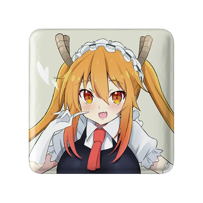 پیکسل خندالو طرح توهرو انیمه اژدهای خدمتکار کوبایاشی مدل مربعی کد 36344