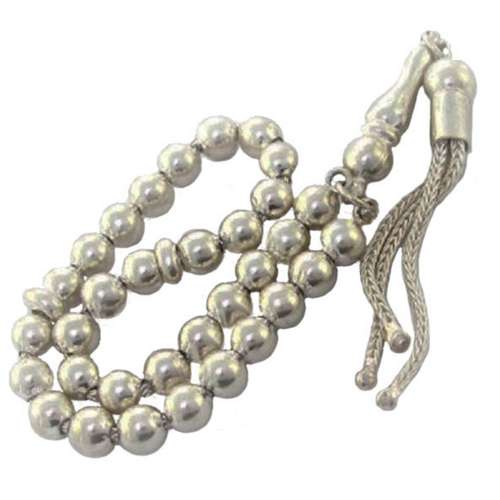 تسبیح نقره مدل A2 کد grd10m