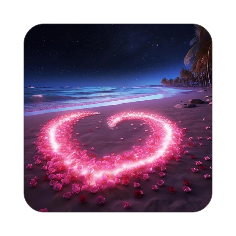 زیر لیوانی کاکتی مدل عاشقانه کد mp11862