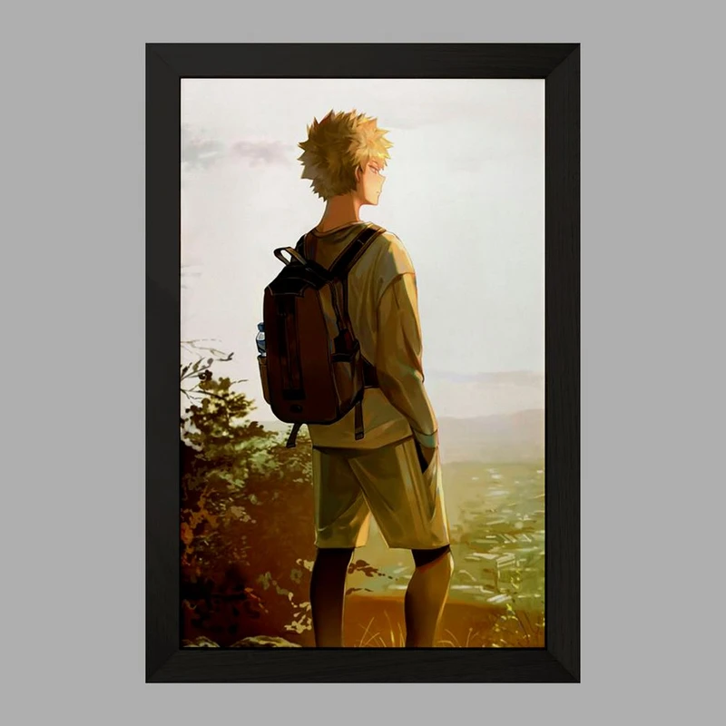 تابلو خندالو مدل باکوگو کاتسوکی انیمه آکادمی قهرمان من  کد 11564