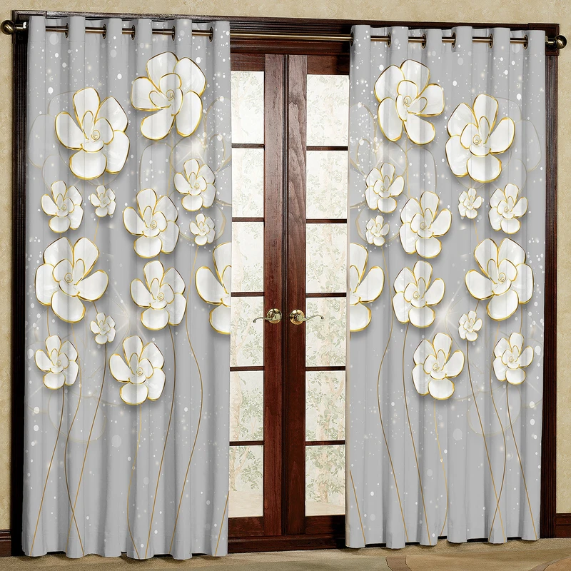 پرده مدل مخمل پانچی کد 4639T2 سایز 200x140 سانتی متر