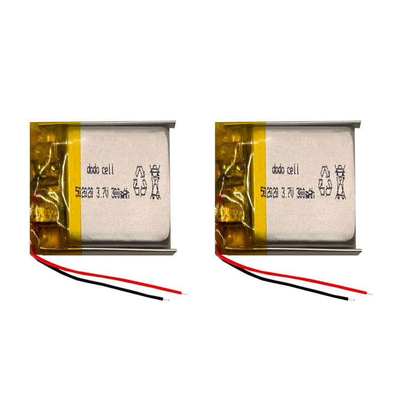 باتری لیتیومی کد 502020 ظرفیت 300 میلی آمپر ساعت بسته 2 عددی