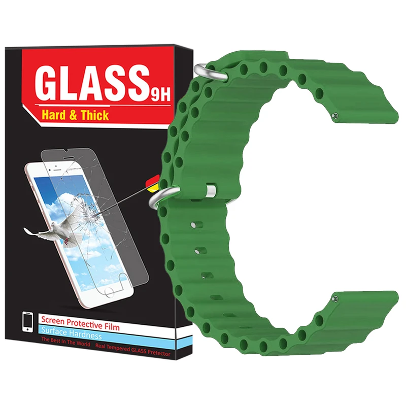 بند هارد اند تیک مدل Ocean-TW-HT مناسب برای ساعت هوشمند شیائومی Imilab W02