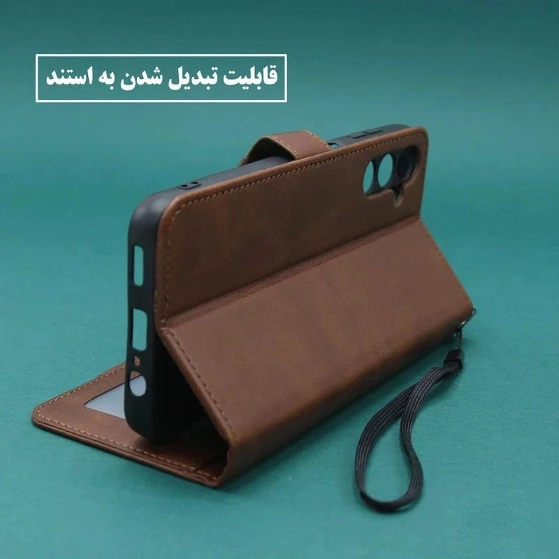 کیف کلاسوری کروکودیل مدل C-LC مناسب برای گوشی موبایل سامسونگ Galaxy Note 20Ultra به همراه بند آویز