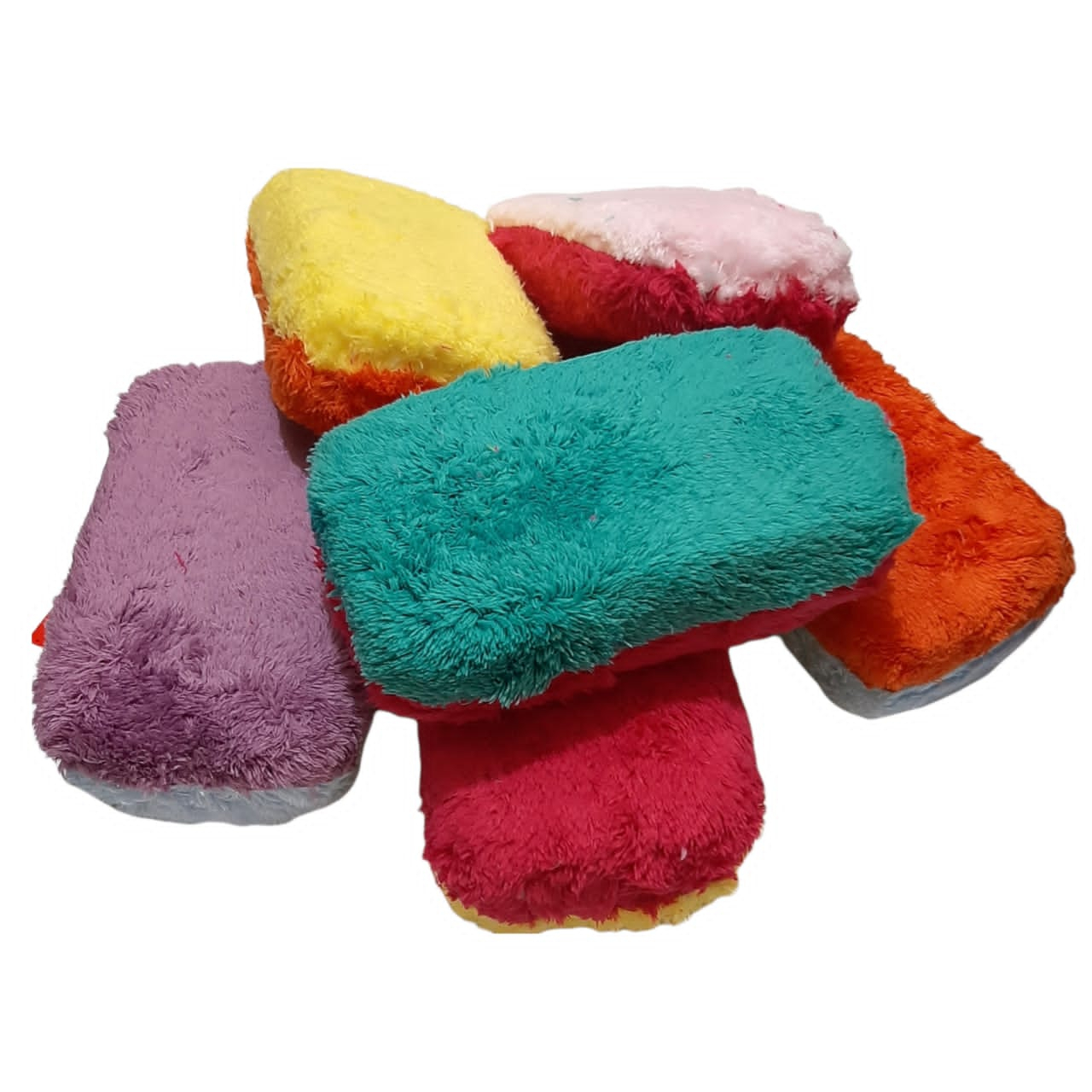 اسفنج میکروفایبر نظافت خودرو پینکا مدل مخملی