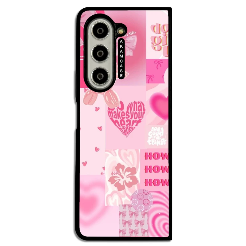 کاور آکام مدل AMC-WSGZFOLD5-PINK-26 مناسب برای گوشی موبایل سامسونگ Galaxy Z Fold 5